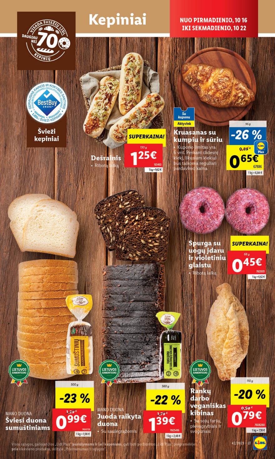 Lidl pasiūlymai akcijos nuo 
  2023-10-16 iki 
  2023-10-22 | Leidinukas.lt puslapis 28