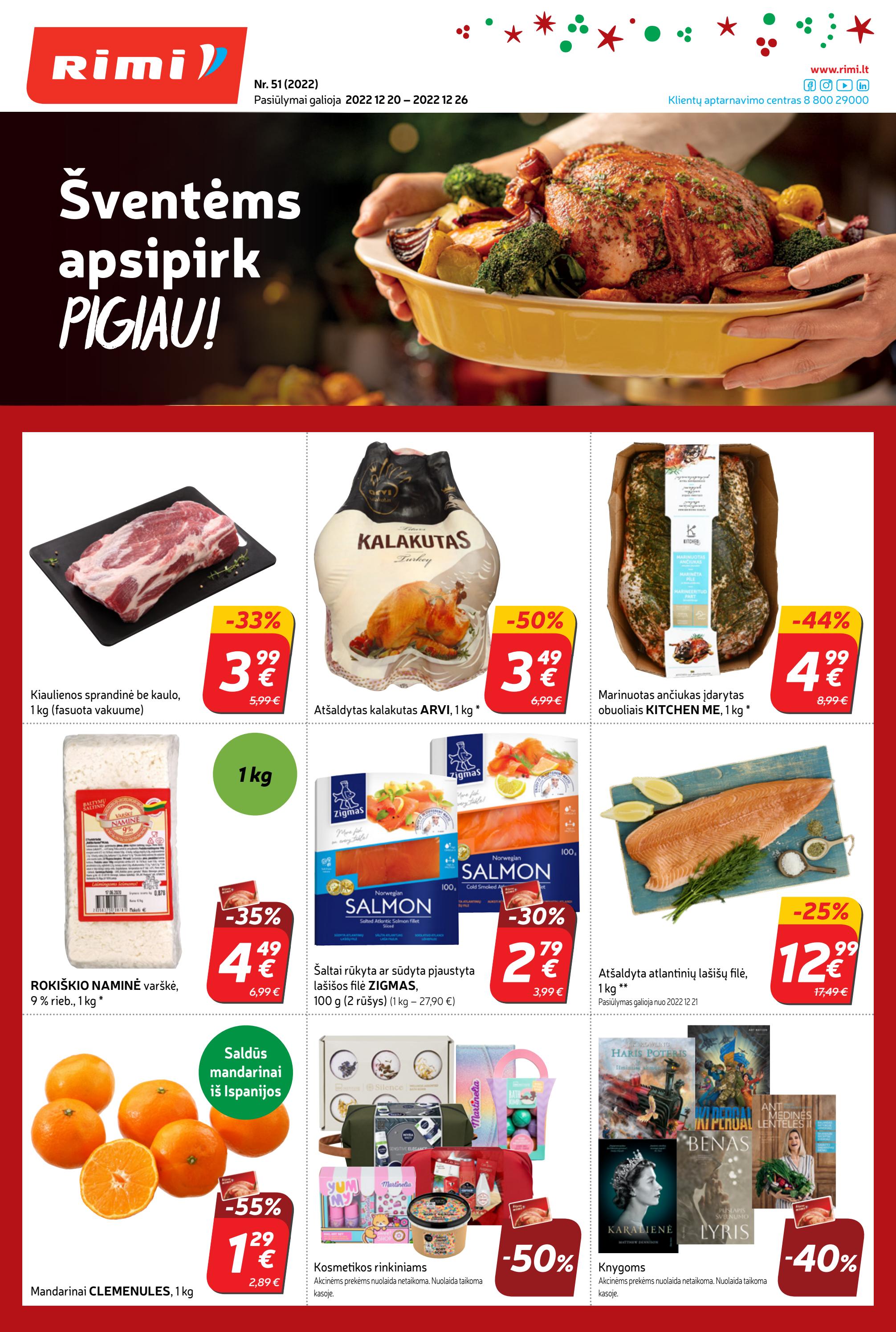 Rimi savaitinis leidinys akcijos nuo 
  2022-12-20 iki 
  2022-12-26 | Leidinukas.lt puslapis 1