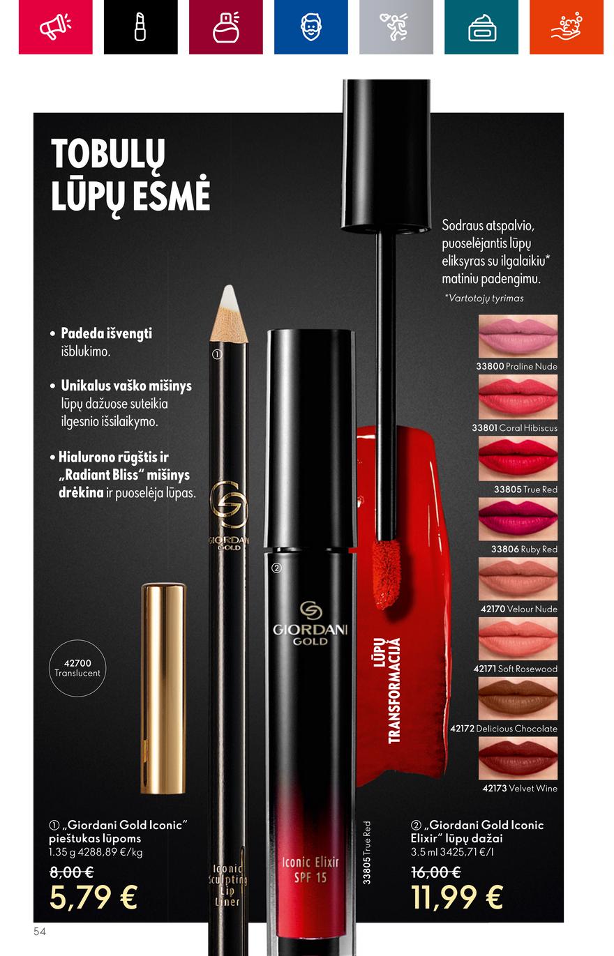Oriflame katalogas akcijos nuo 
  2023-06-28 iki 
  2023-07-18 | Leidinukas.lt puslapis 54