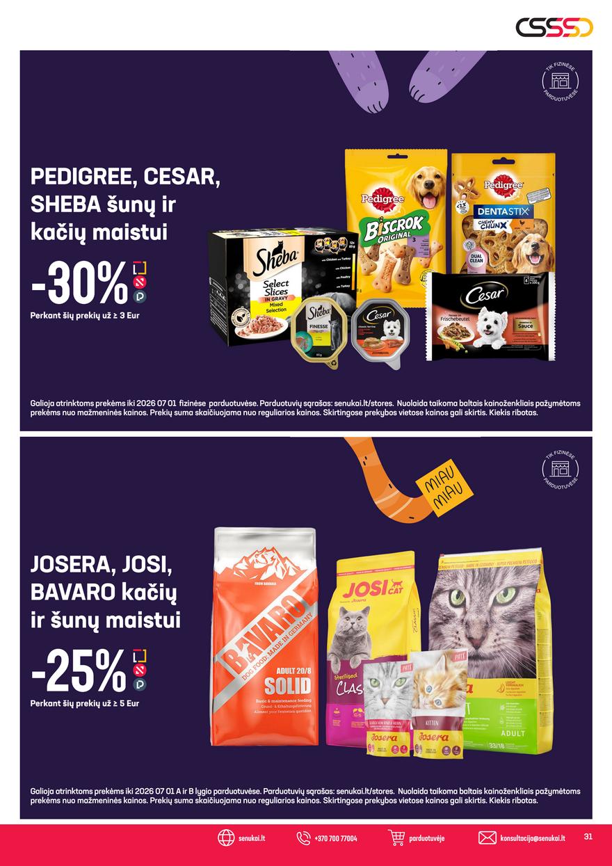 Senukai leidinys akcijos nuo 
  2026-06-03 iki 
  2026-06-16 | Leidinukas.lt puslapis 31