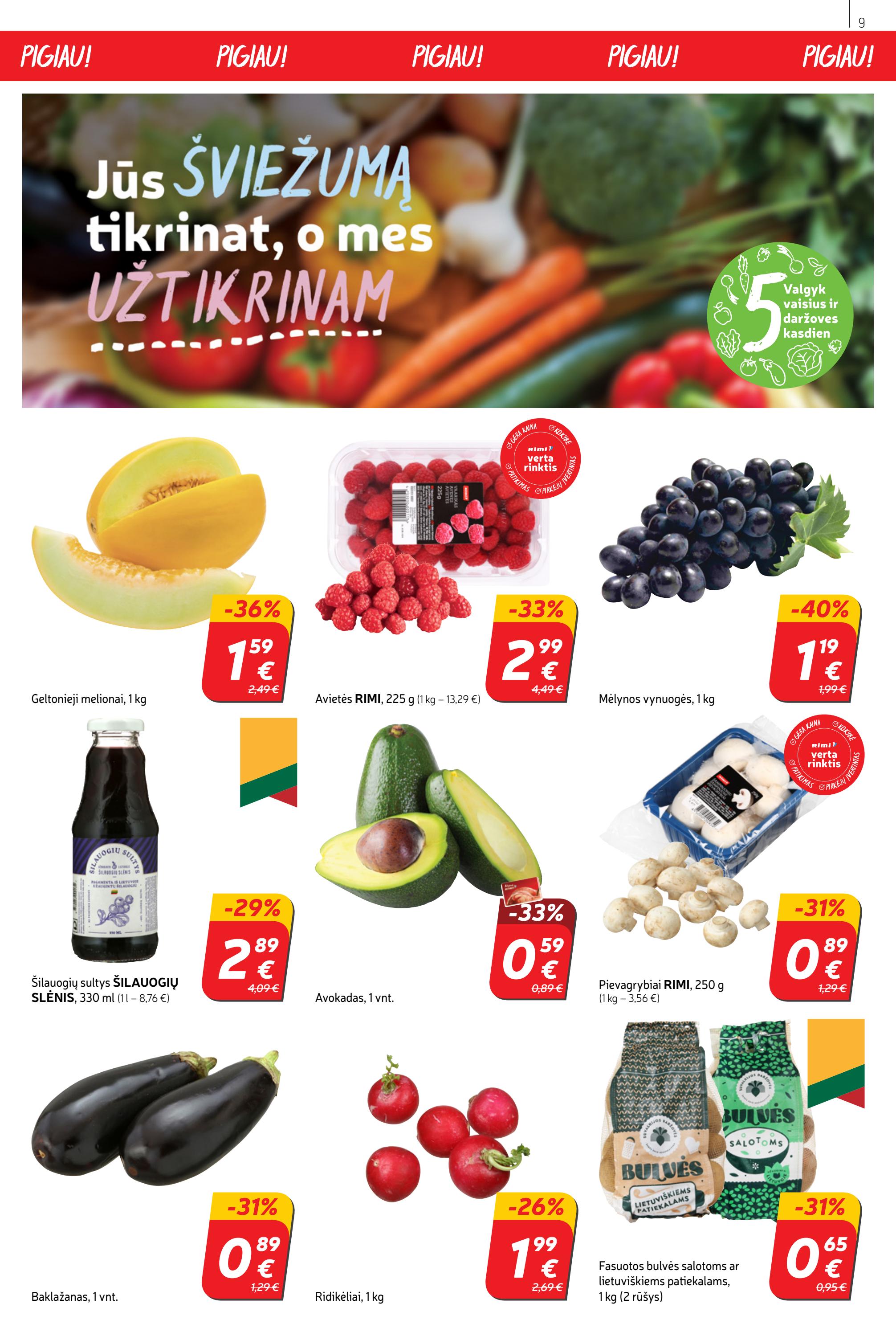 Rimi savaitinis leidinys akcijos nuo 
  2022-11-08 iki 
  2022-11-14 | Leidinukas.lt puslapis 9