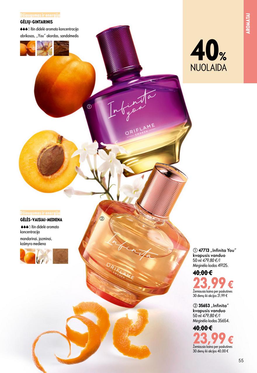 Oriflame katalogas akcijos nuo 
  2026-07-15 iki 
  2026-08-04 | Leidinukas.lt puslapis 55