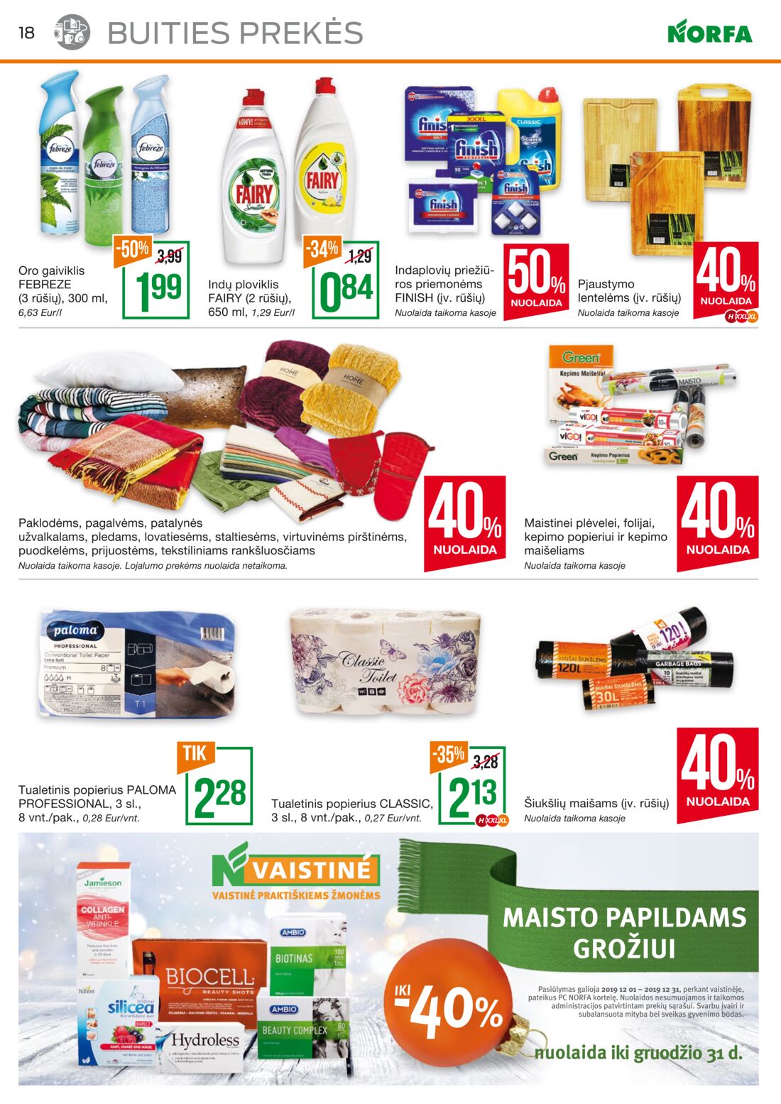 Norfa kaininis leidinys akcijos nuo 
  2019-12-12 iki 
  2020-01-02 | Leidinukas.lt puslapis 18