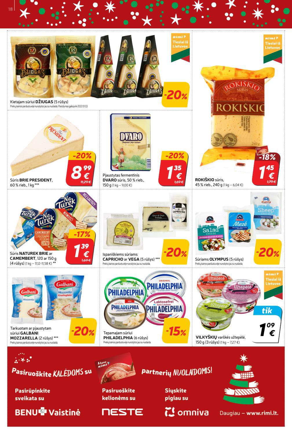 Rimi savaitinis leidinys akcijos nuo 
  2021-12-21 iki 
  2021-12-27 | Leidinukas.lt puslapis 18