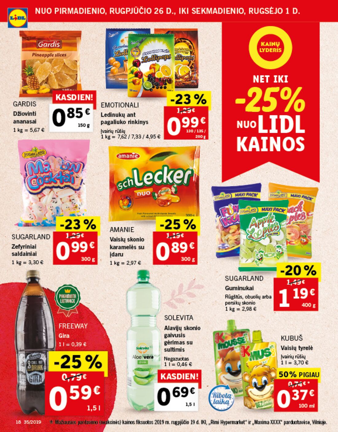 Lidl savaitinis leidinys akcijos nuo 
  2019-08-26 iki 
  2019-09-01 | Leidinukas.lt puslapis 18