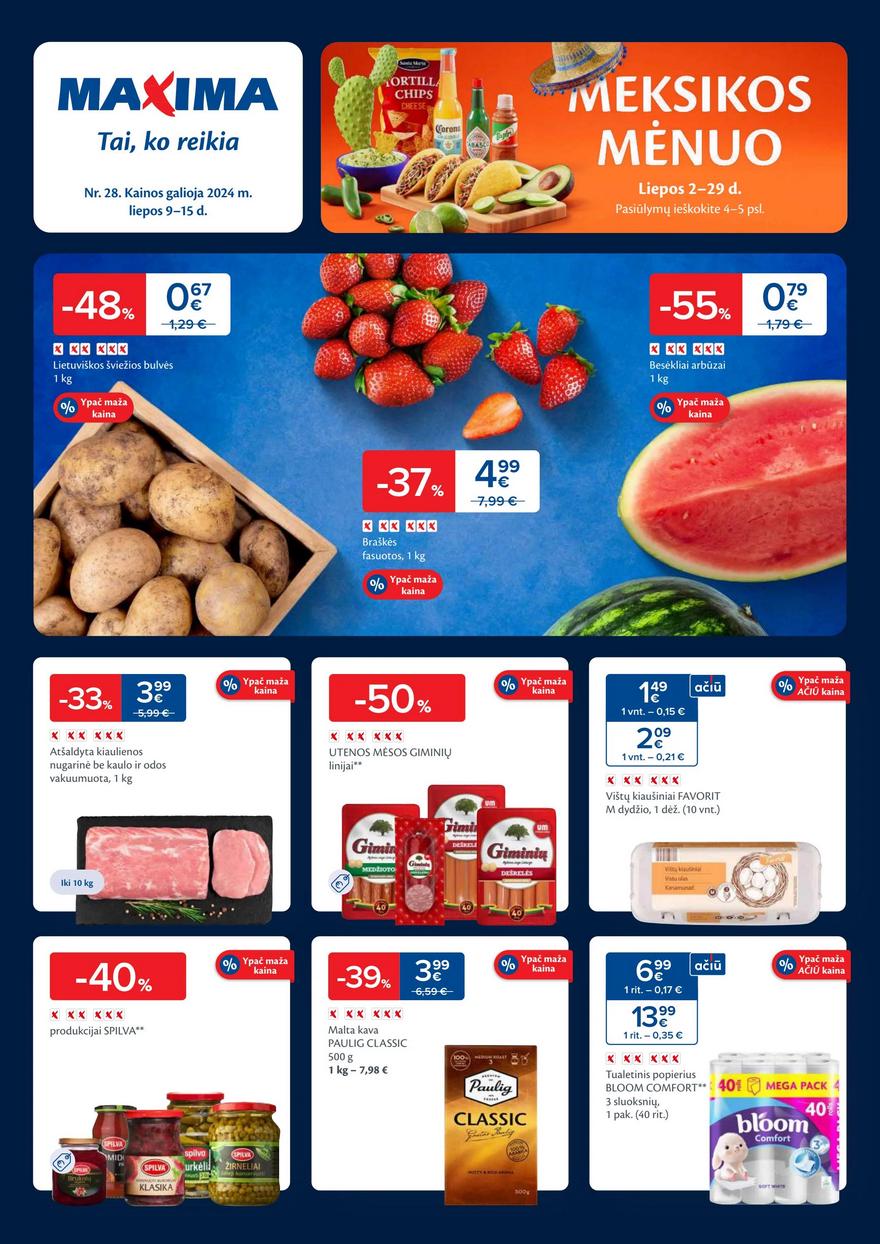 Maxima leidinys akcijos nuo 
  2024-07-09 iki 
  2024-07-15 | Leidinukas.lt puslapis 1
