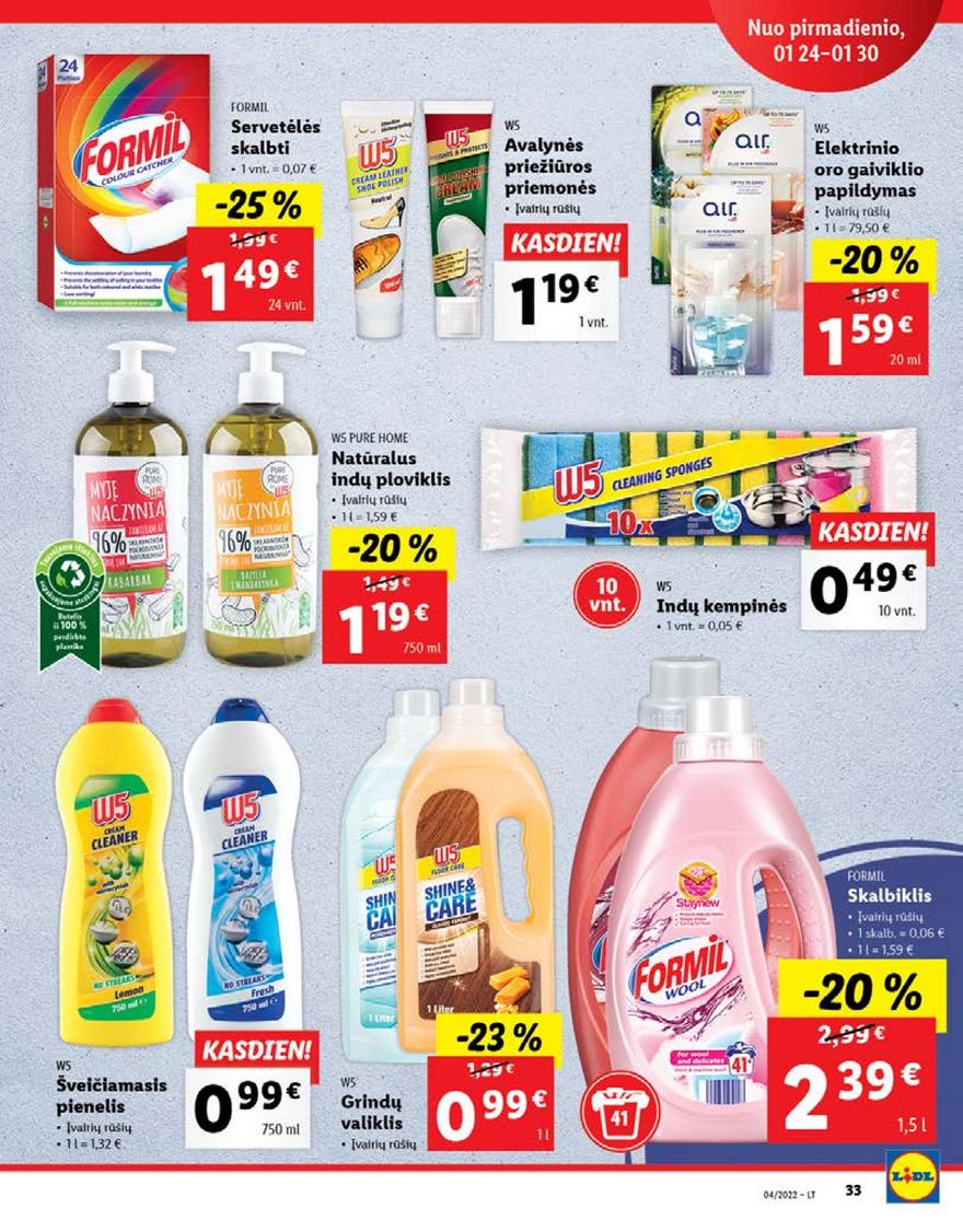 Lidl pasiūlymai akcijos nuo 
  2022-01-24 iki 
  2022-01-30 | Leidinukas.lt puslapis 33