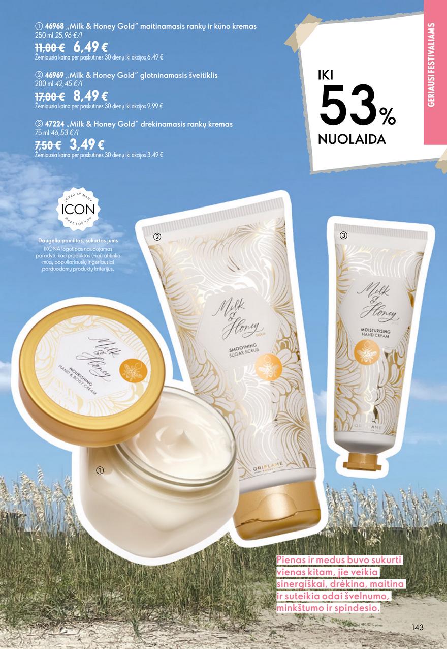 Oriflame katalogas akcijos nuo 
  2026-07-15 iki 
  2026-08-04 | Leidinukas.lt puslapis 143