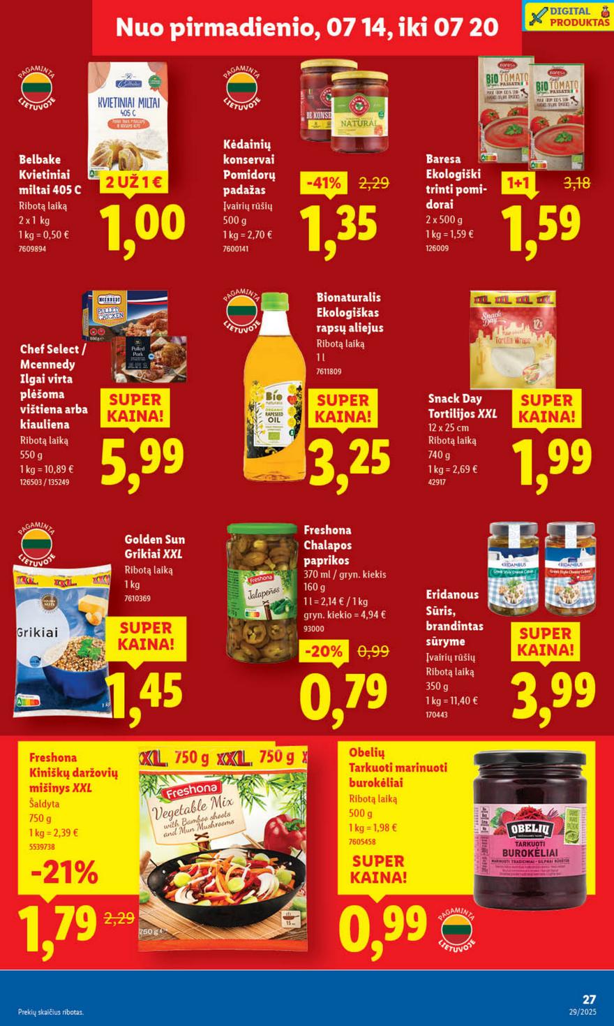 Lidl leidinys naujas akcijos nuo 
  2025-07-14 iki 
  2025-07-20 | Leidinukas.lt puslapis 31