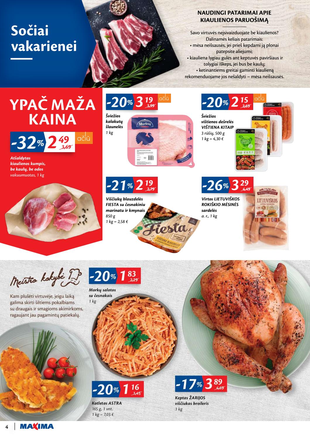 Maxima kaininis leidinys akcijos nuo 
  2020-01-02 iki 
  2020-01-06 | Leidinukas.lt puslapis 4