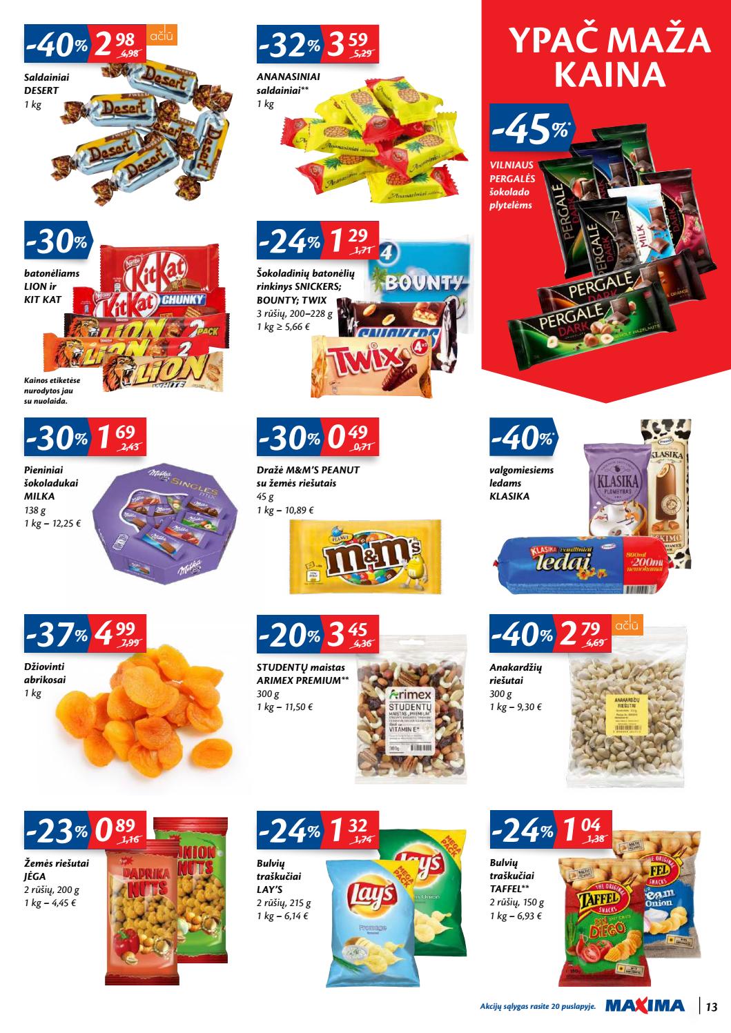 Maxima kaininis leidinys akcijos nuo 
  2019-11-19 iki 
  2019-11-25 | Leidinukas.lt puslapis 13