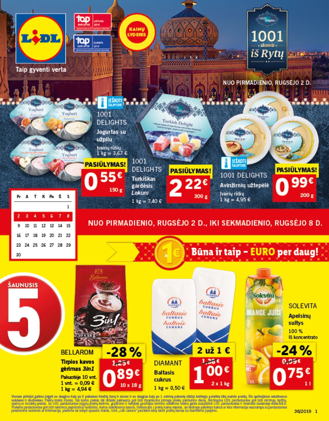 Lidl savaitinis leidinys akcijos nuo 
  2019-09-02 iki 
  2019-09-08 | Leidinukas.lt puslapis 1