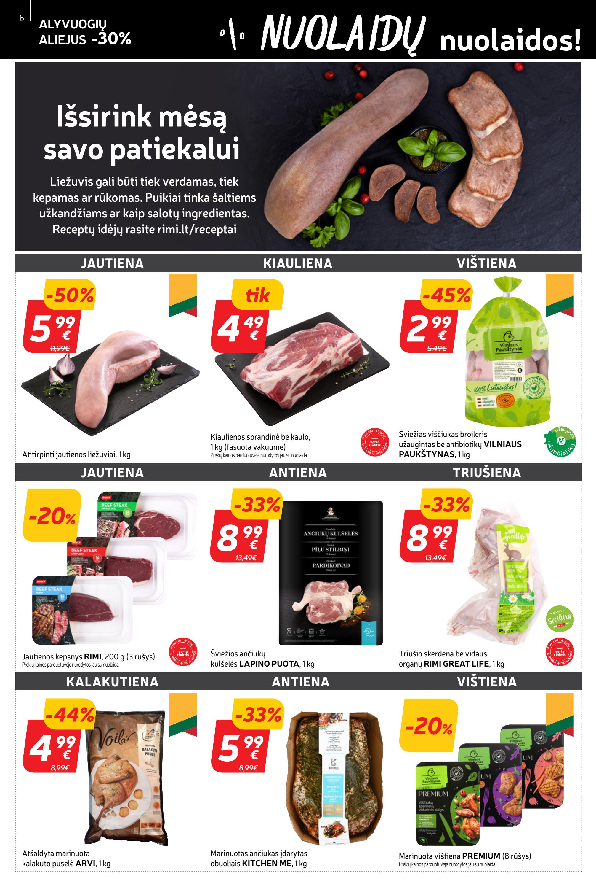 Rimi savaitinis leidinys akcijos nuo 
  2023-04-04 iki 
  2023-04-10 | Leidinukas.lt puslapis 6