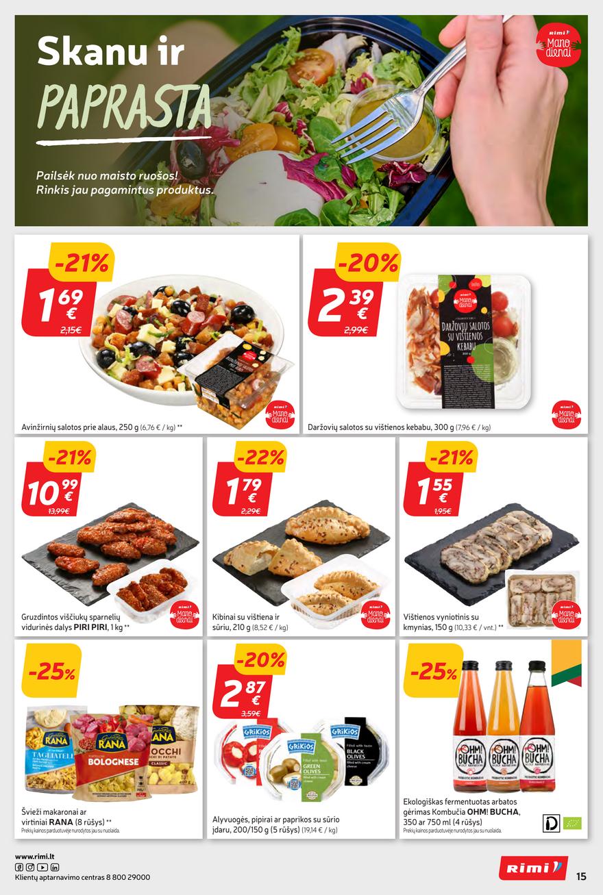 Rimi savaitinis leidinys akcijos nuo 
  2024-06-18 iki 
  2024-06-24 | Leidinukas.lt puslapis 15