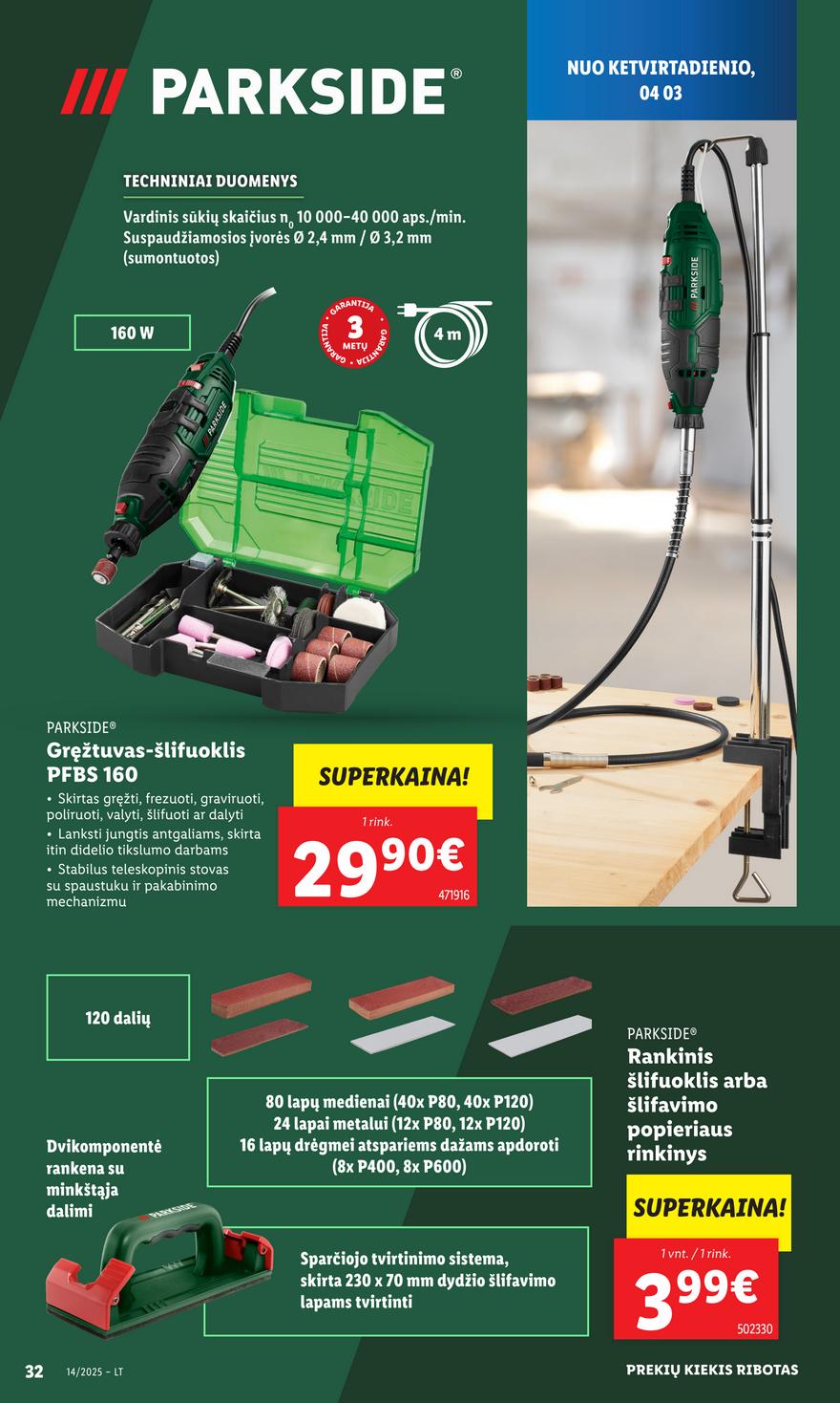 Lidl ne maisto leidinys akcijos nuo 
  2025-03-31 iki 
  2025-04-06 | Leidinukas.lt puslapis 32
