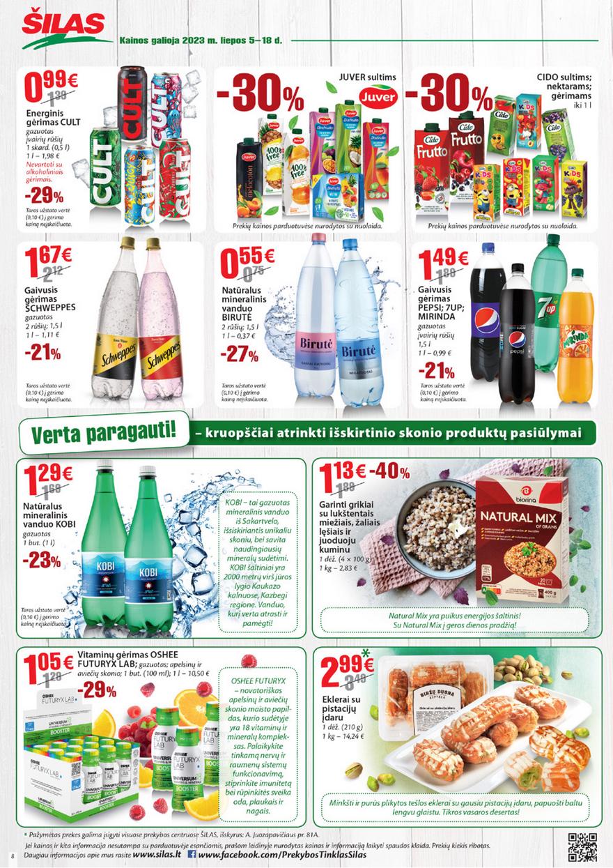 Šilas leidinys akcijos nuo 
  2023-07-05 iki 
  2023-07-18 | Leidinukas.lt puslapis 8