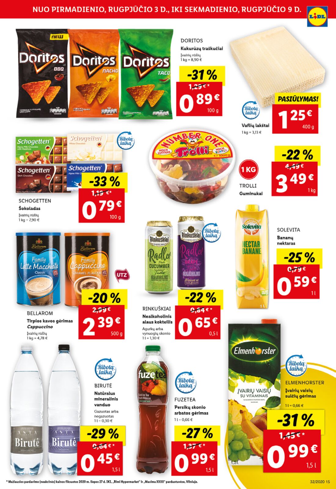 Lidl savaitinis leidinys akcijos nuo 
  2020-08-03 iki 
  2020-08-09 | Leidinukas.lt puslapis 15