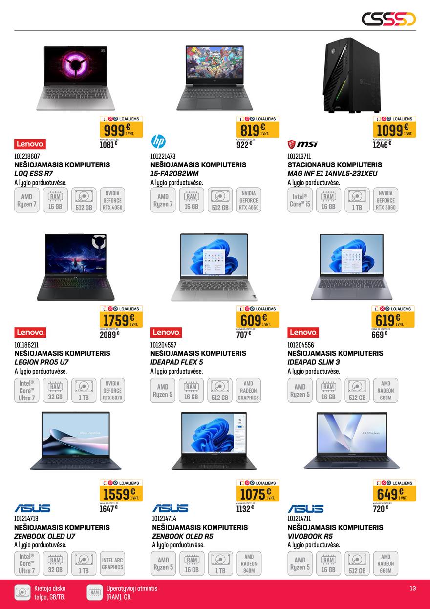 Senukai leidinys akcijos nuo 
  2026-05-06 iki 
  2026-06-01 | Leidinukas.lt puslapis 13