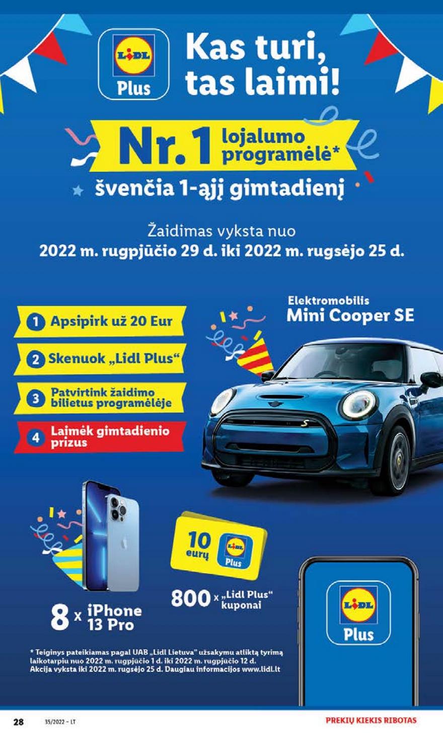 Ldil ne maisto prekių pasiūlymai akcijos nuo 
  2022-08-29 iki 
  2022-09-04 | Leidinukas.lt puslapis 28