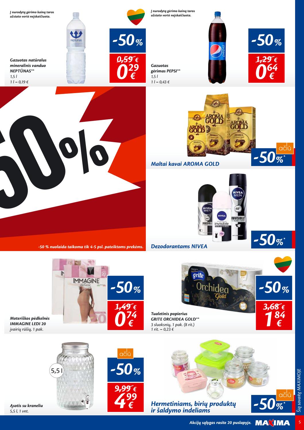 Maxima kaininis leidinys akcijos nuo 
  2019-08-20 iki 
  2019-08-26 | Leidinukas.lt puslapis 5
