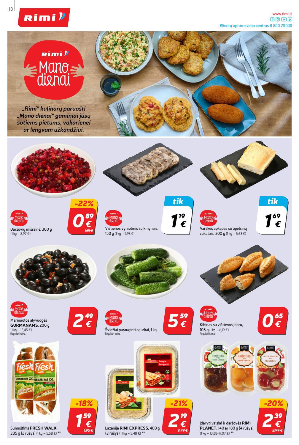 Rimi savaitinis leidinys akcijos nuo 
  2021-08-31 iki 
  2021-09-06 | Leidinukas.lt puslapis 10