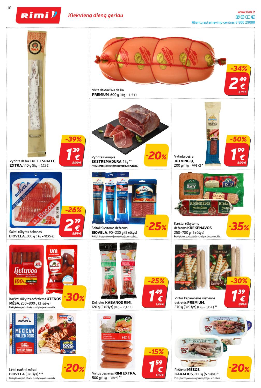 Rimi savaitinis leidinys akcijos nuo 
  2020-01-28 iki 
  2020-02-03 | Leidinukas.lt puslapis 10