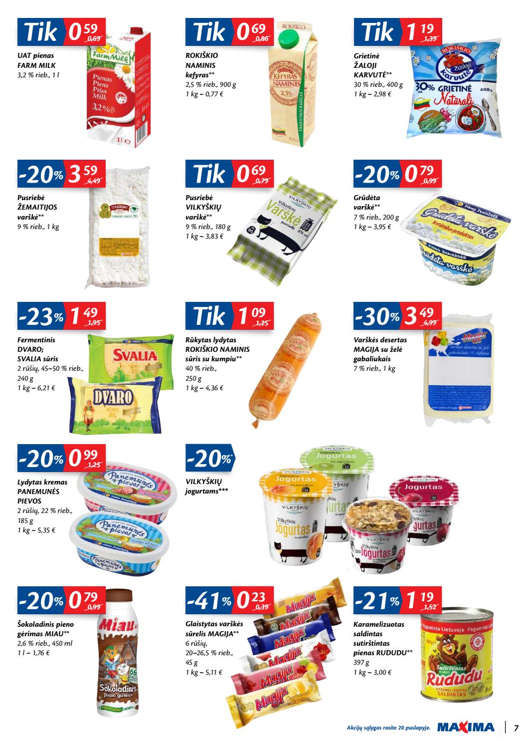 Maxima kaininis leidinys akcijos nuo 
  2019-11-05 iki 
  2019-11-11 | Leidinukas.lt puslapis 7