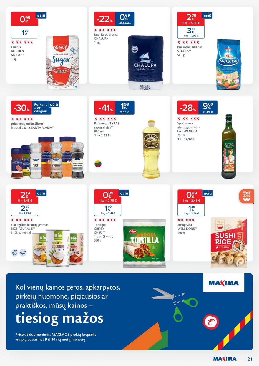 Maxima kaininis leidinys akcijos nuo 
  2023-11-14 iki 
  2023-11-20 | Leidinukas.lt puslapis 21
