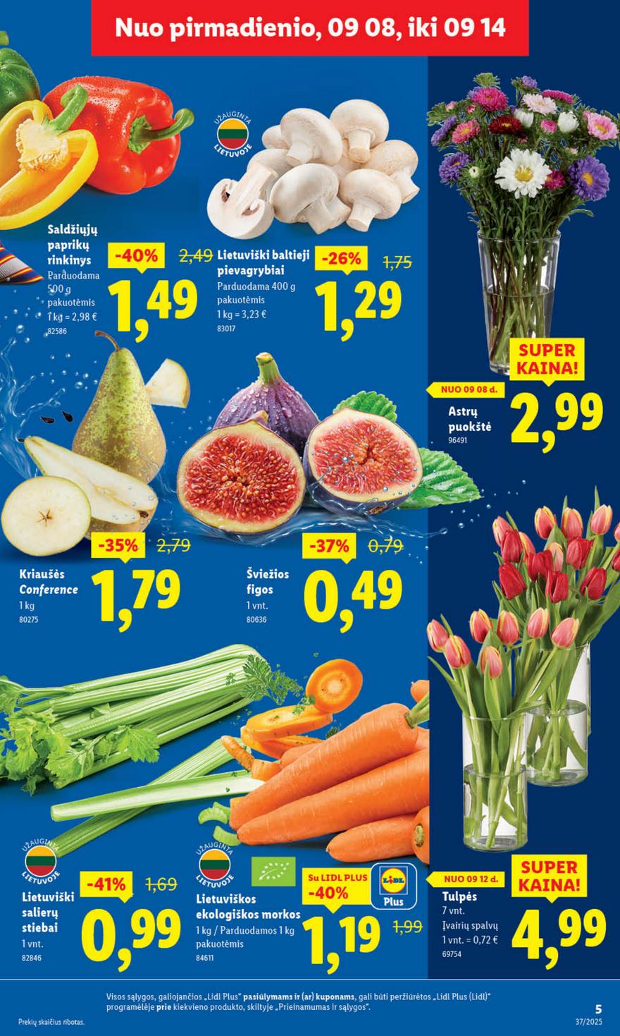 Lidl leidinys akcijos nuo 
  2025-09-08 iki 
  2025-09-14 | Leidinukas.lt puslapis 5