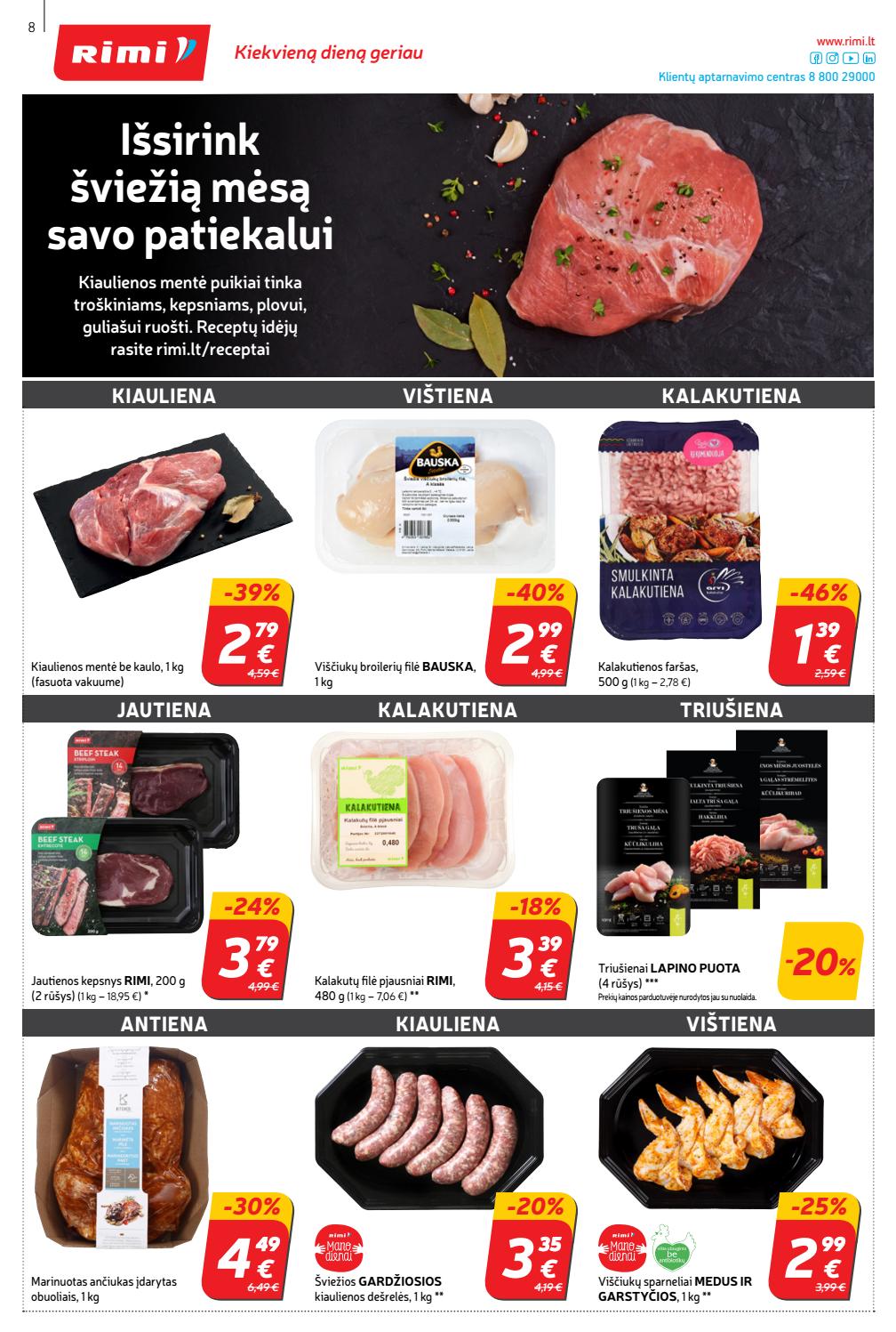 Rimi savaitinis leidinys akcijos nuo 
  2020-09-29 iki 
  2020-10-05 | Leidinukas.lt puslapis 8