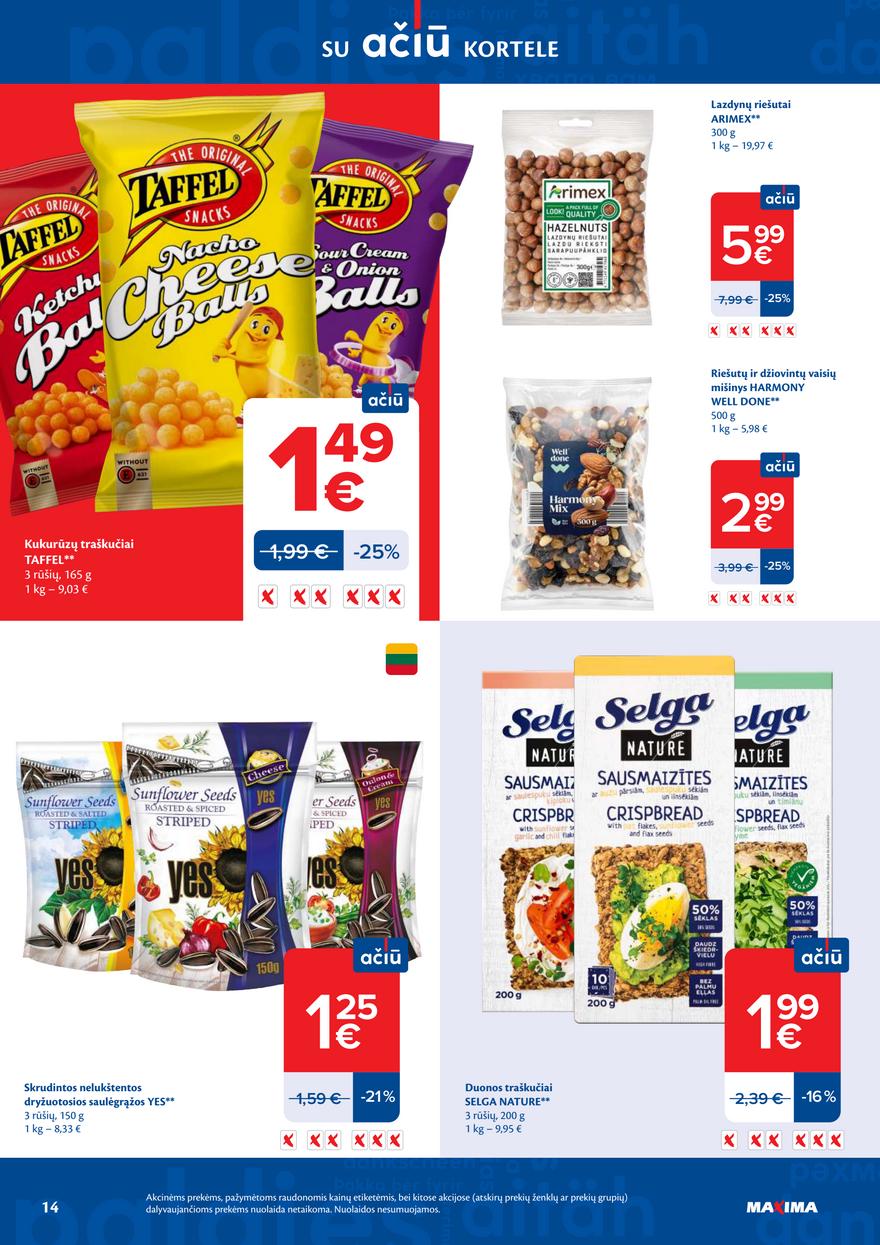 Maxima leidinys akcijos nuo 
  2026-03-03 iki 
  2026-03-09 | Leidinukas.lt puslapis 14