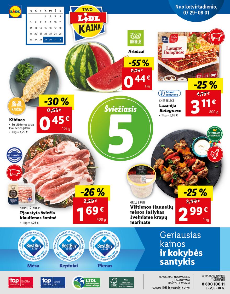 Lidl maisto prekių pasiūlymai akcijos nuo 
  2021-07-26 iki 
  2021-08-01 | Leidinukas.lt puslapis 40