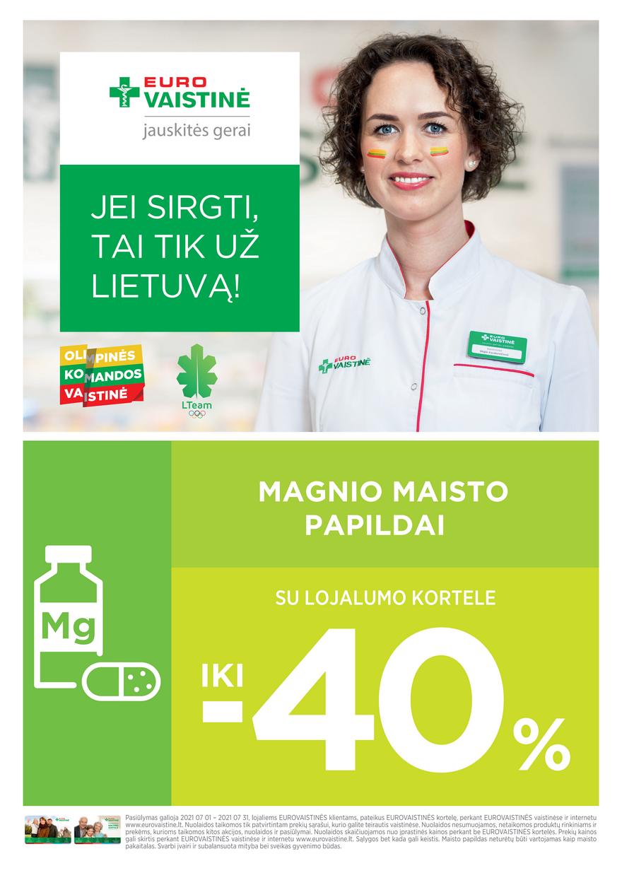 Euro vaistinė leidinys akcijos nuo 
  2021-07-01 iki 
  2021-07-31 | Leidinukas.lt puslapis 3