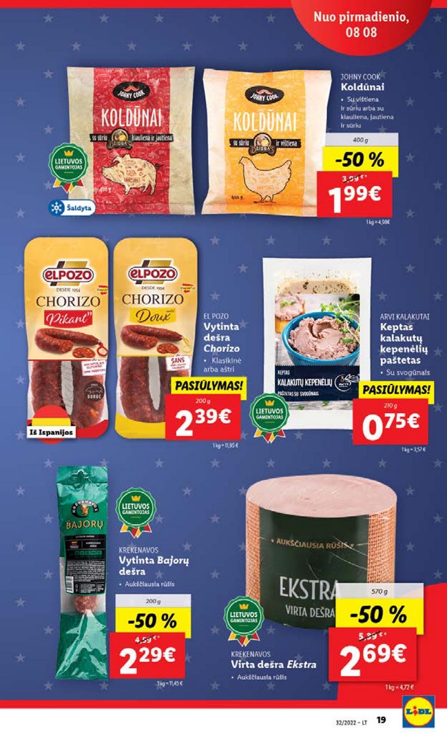 Ldil maisto leidinys akcijos nuo 
  2022-08-08 iki 
  2022-08-14 | Leidinukas.lt puslapis 19