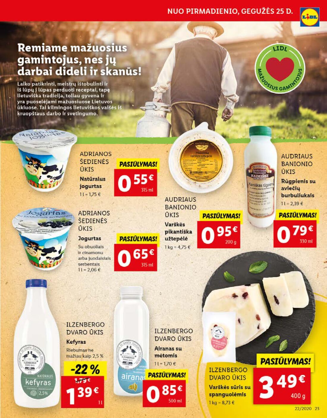 Lidl savaitinis leidinys akcijos nuo 
  2020-05-25 iki 
  2020-05-31 | Leidinukas.lt puslapis 23