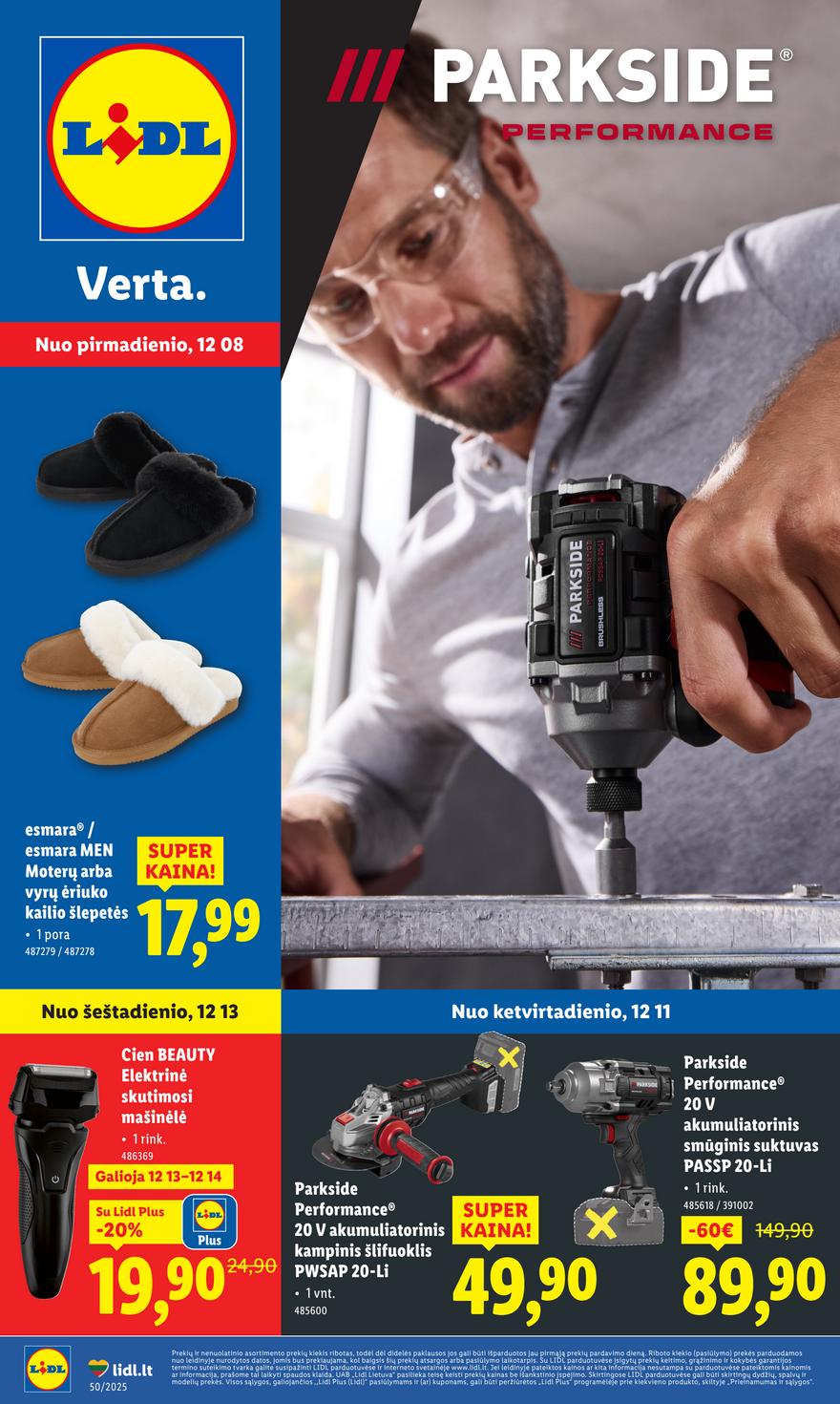 Lidl leidinys akcijos nuo 
  2025-12-08 iki 
  2025-12-14 | Leidinukas.lt puslapis 1