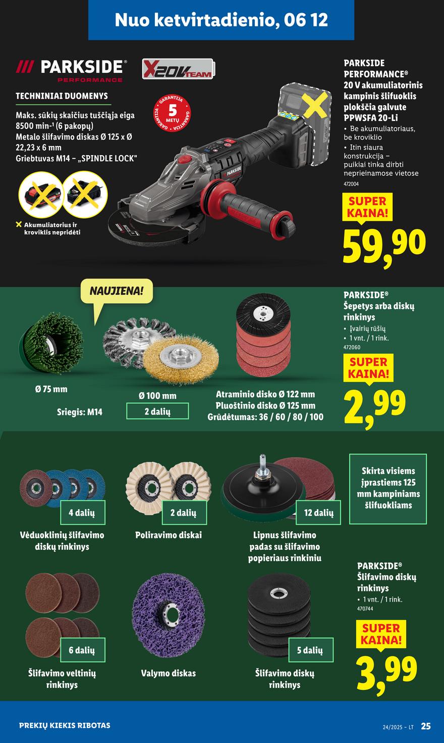 Lidl ne maisto leidinys akcijos nuo 
  2025-06-09 iki 
  2025-06-15 | Leidinukas.lt puslapis 25