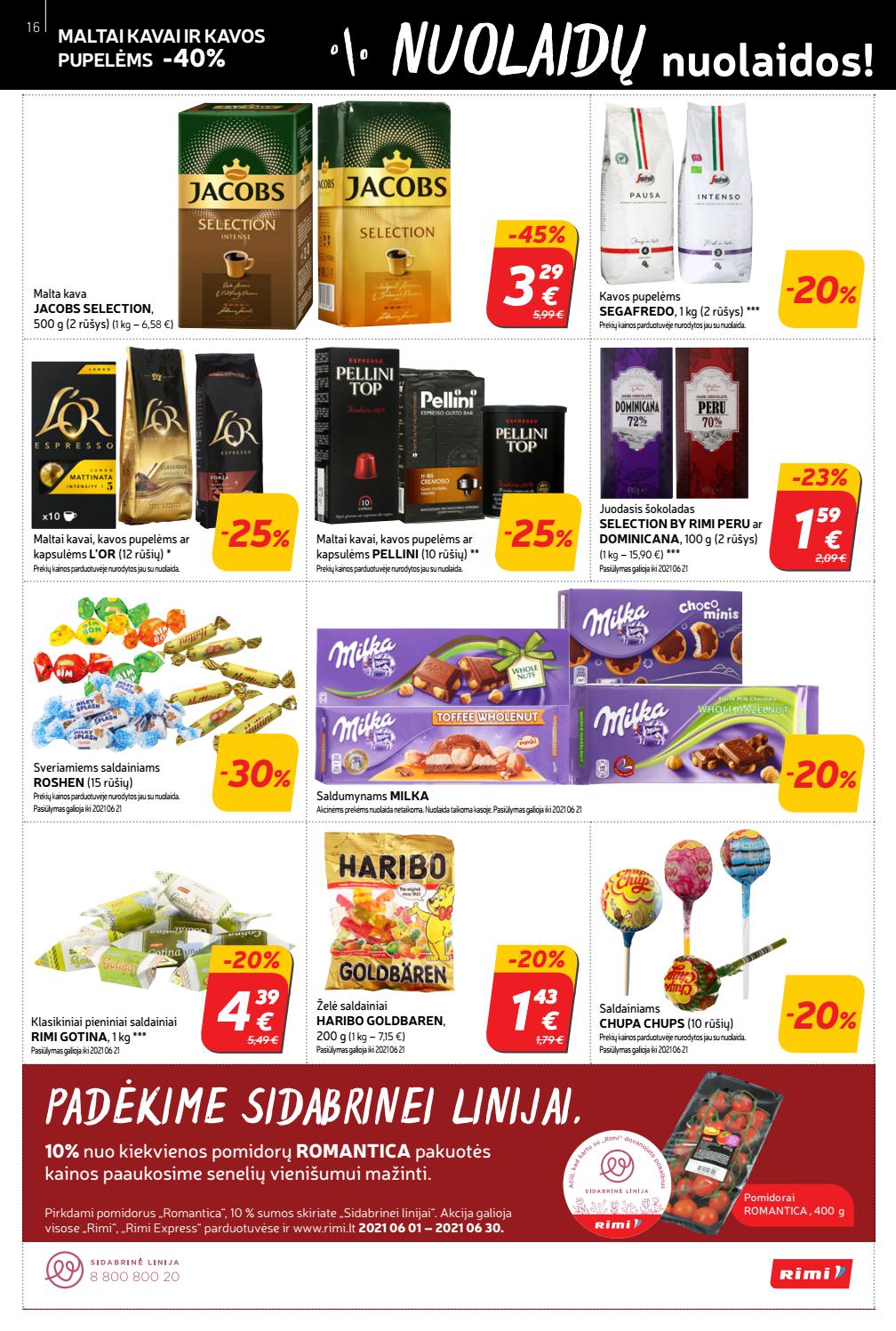 Rimi savaitinis leidinys akcijos nuo
2021-06-08 iki
2021-06-14 | Leidinukas.lt puslapis 16