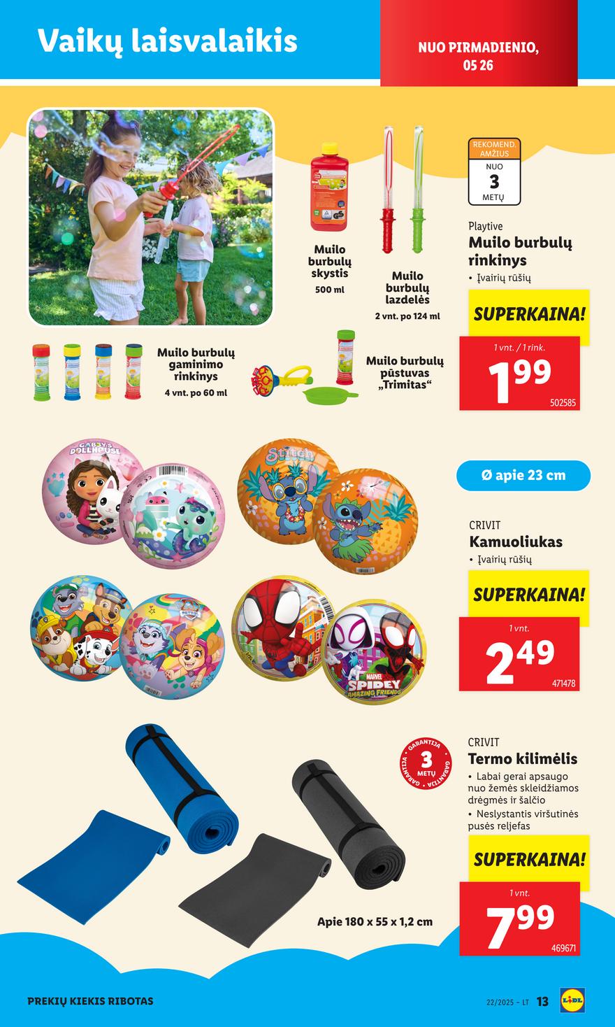 Lidl ne maisto leidinys akcijos nuo 
  2025-05-26 iki 
  2025-06-01 | Leidinukas.lt puslapis 13