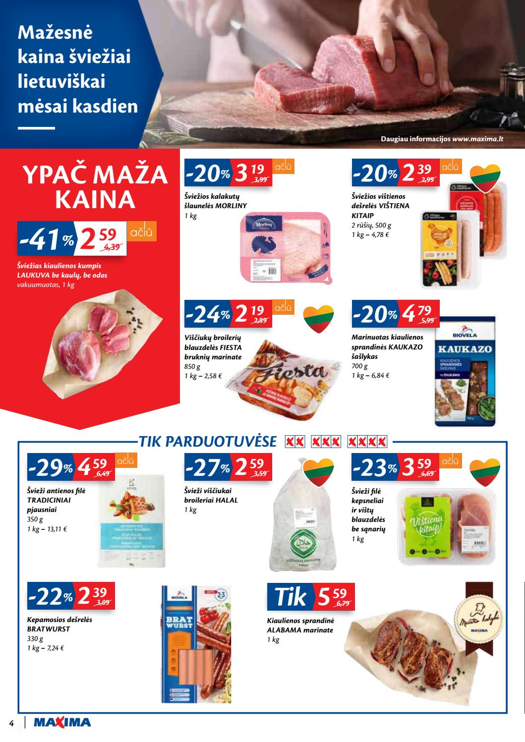 Maxima kaininis leidinys akcijos nuo 
  2020-07-28 iki 
  2020-08-03 | Leidinukas.lt puslapis 4