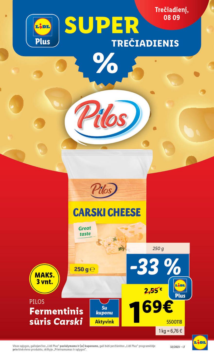 Lidl pasiūlymai akcijos nuo 
  2023-08-07 iki 
  2023-08-13 | Leidinukas.lt puslapis 19
