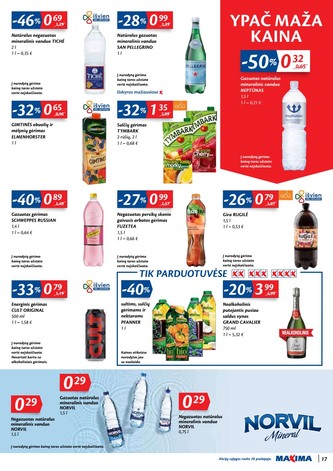 Maxima kaininis leidinys akcijos nuo 
  2020-10-06 iki 
  2020-10-12 | Leidinukas.lt puslapis 17