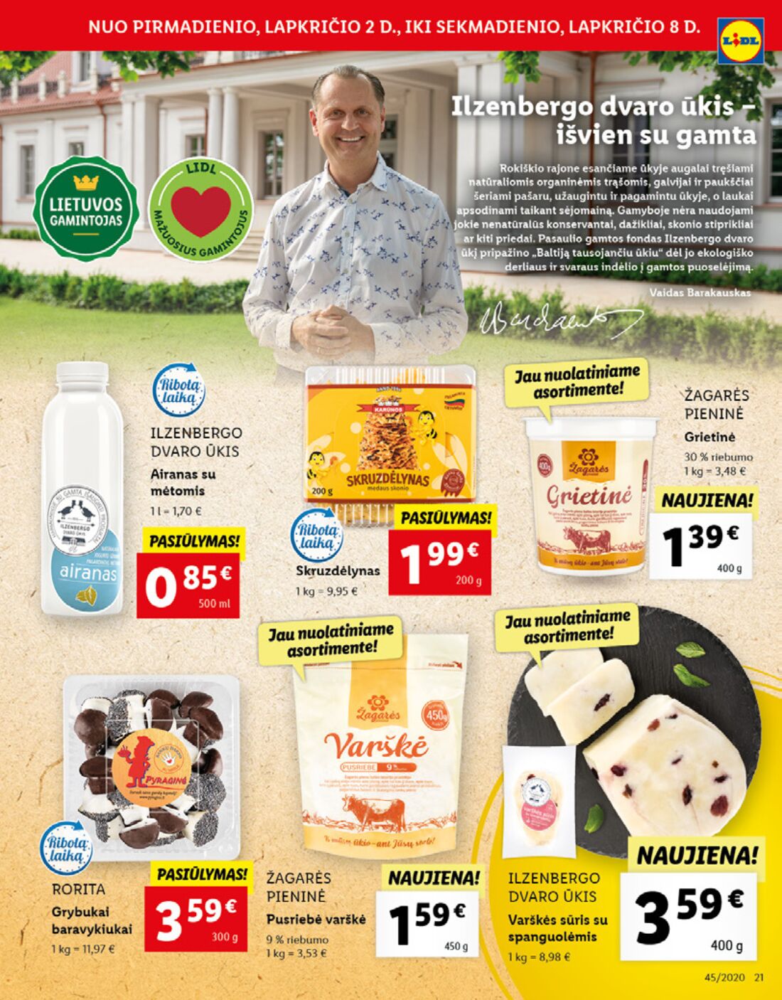 Lidl savaitinis leidinys akcijos nuo 
  2020-11-02 iki 
  2020-11-08 | Leidinukas.lt puslapis 21