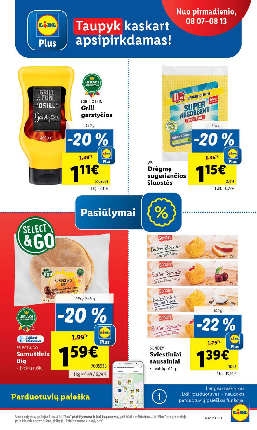 Lidl pasiūlymai akcijos nuo 
  2023-08-07 iki 
  2023-08-13 | Leidinukas.lt puslapis 41