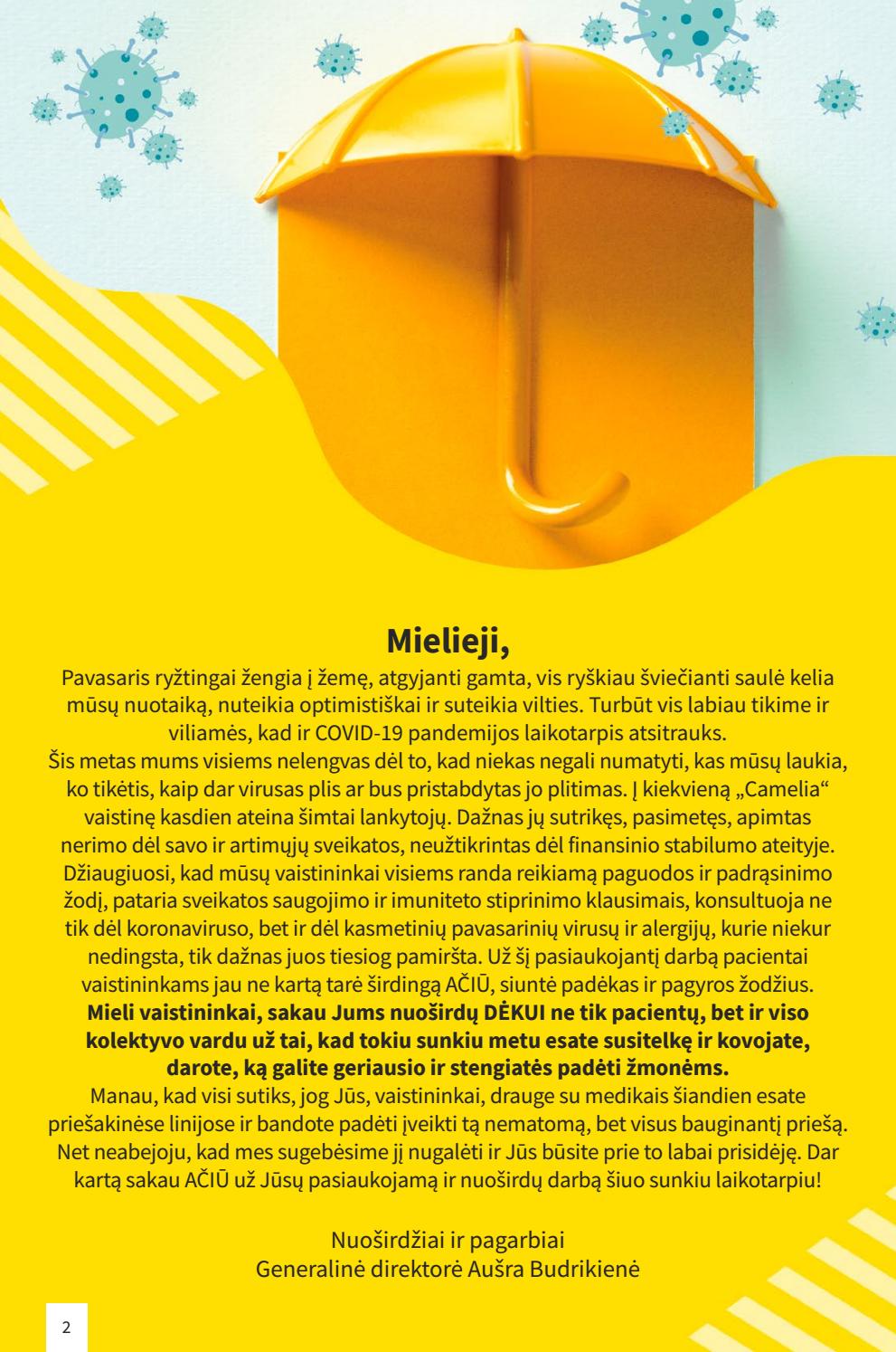 Camelia leidinys akcijos nuo 
  2020-05-01 iki 
  2020-05-31 | Leidinukas.lt puslapis 2