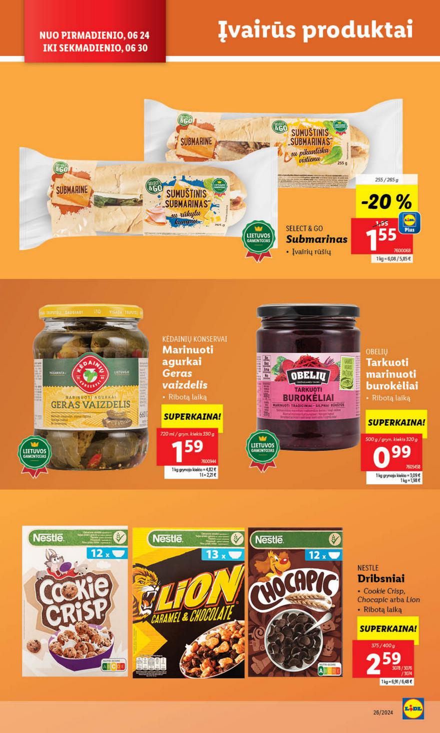 Lidl leidinys naujas akcijos nuo 
  2024-06-24 iki 
  2024-06-30 | Leidinukas.lt puslapis 26