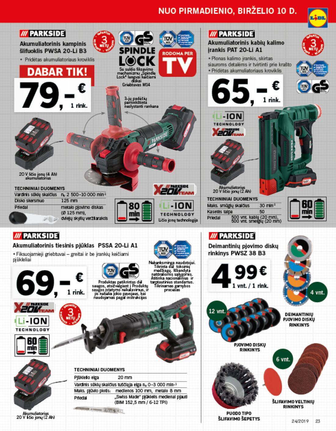 Lidl savaitinis leidinys akcijos nuo 
  2019-06-10 iki 
  2019-06-16 | Leidinukas.lt puslapis 23
