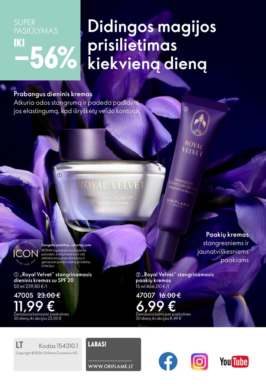 Oriflame katalogas akcijos nuo 
  2026-02-18 iki 
  2026-03-10 | Leidinukas.lt puslapis 180