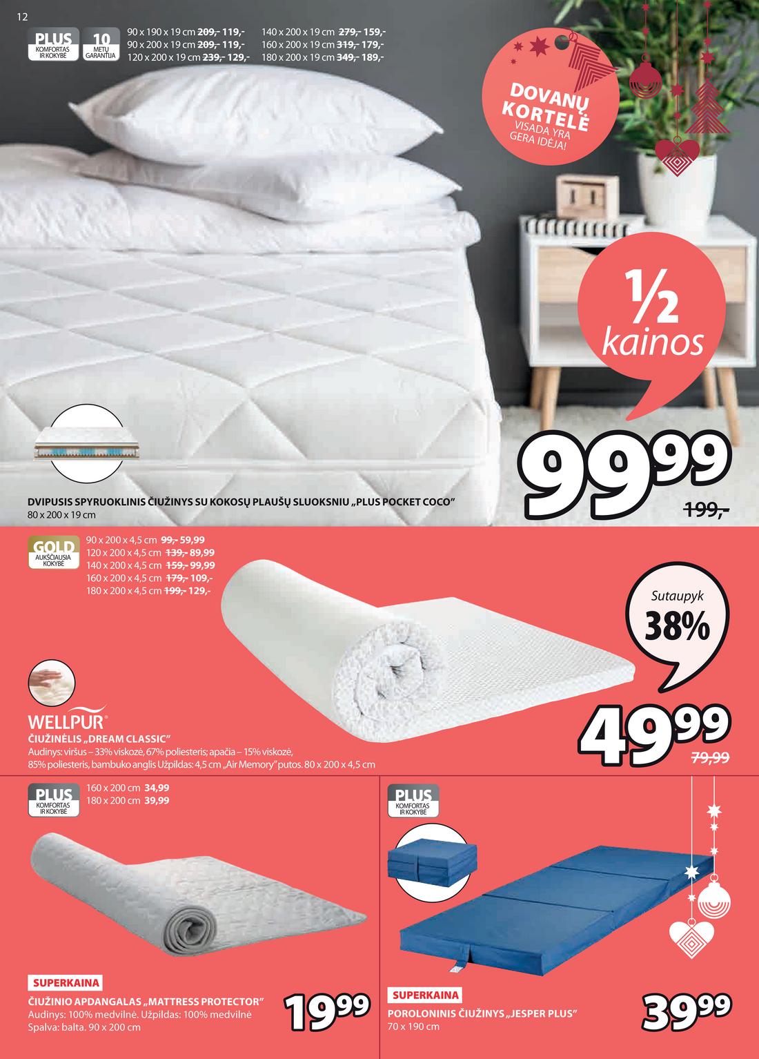 Jysk leidinys. akcijos nuo 
  2021-03-15 iki 
  2021-04-04 | Leidinukas.lt puslapis 12