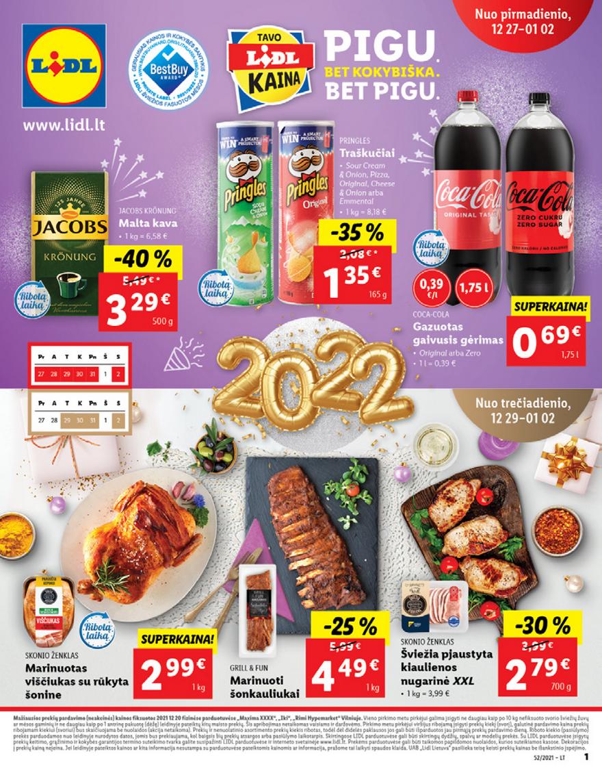 Lidl maisto prekių pasiūlymai akcijos nuo 
  2021-12-27 iki 
  2022-01-02 | Leidinukas.lt puslapis 1
